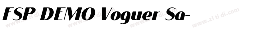 FSP DEMO Voguer Sa字体转换 FSP DEMO Voguer Sa字体转换